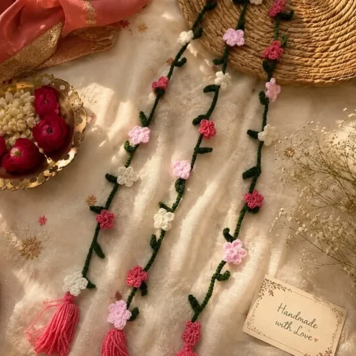 Floral Vine Tassel Hanging