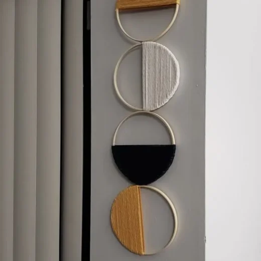 Half-Moon Hoop Wall Art