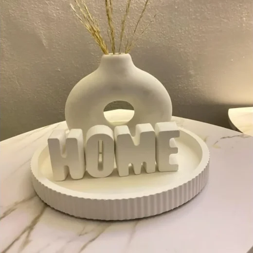 HOME Letters & Vase Set