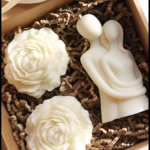 Flower Candle Gift Box