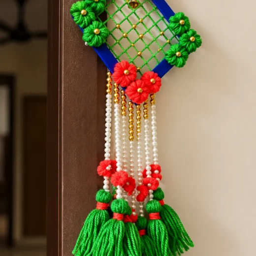 Green & Coral Kite Hanging